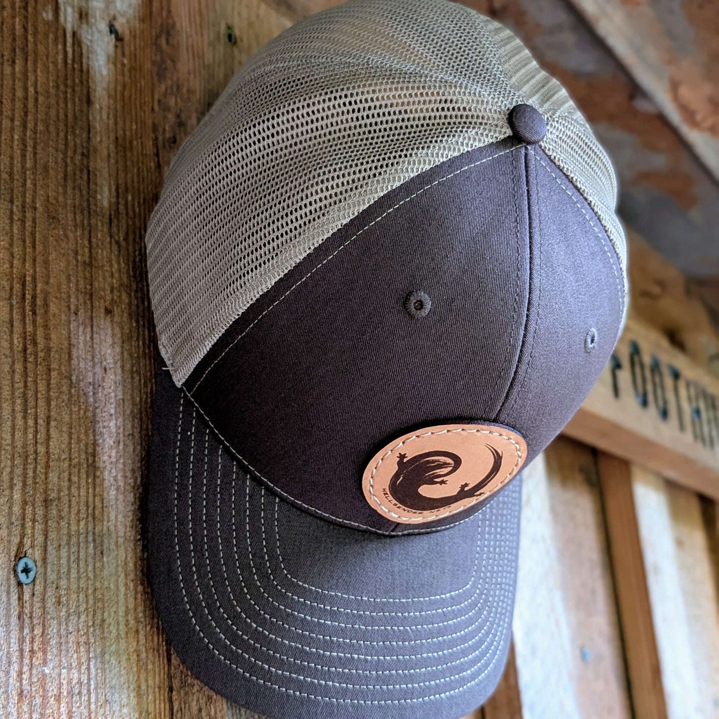 Leather Patch Trucker