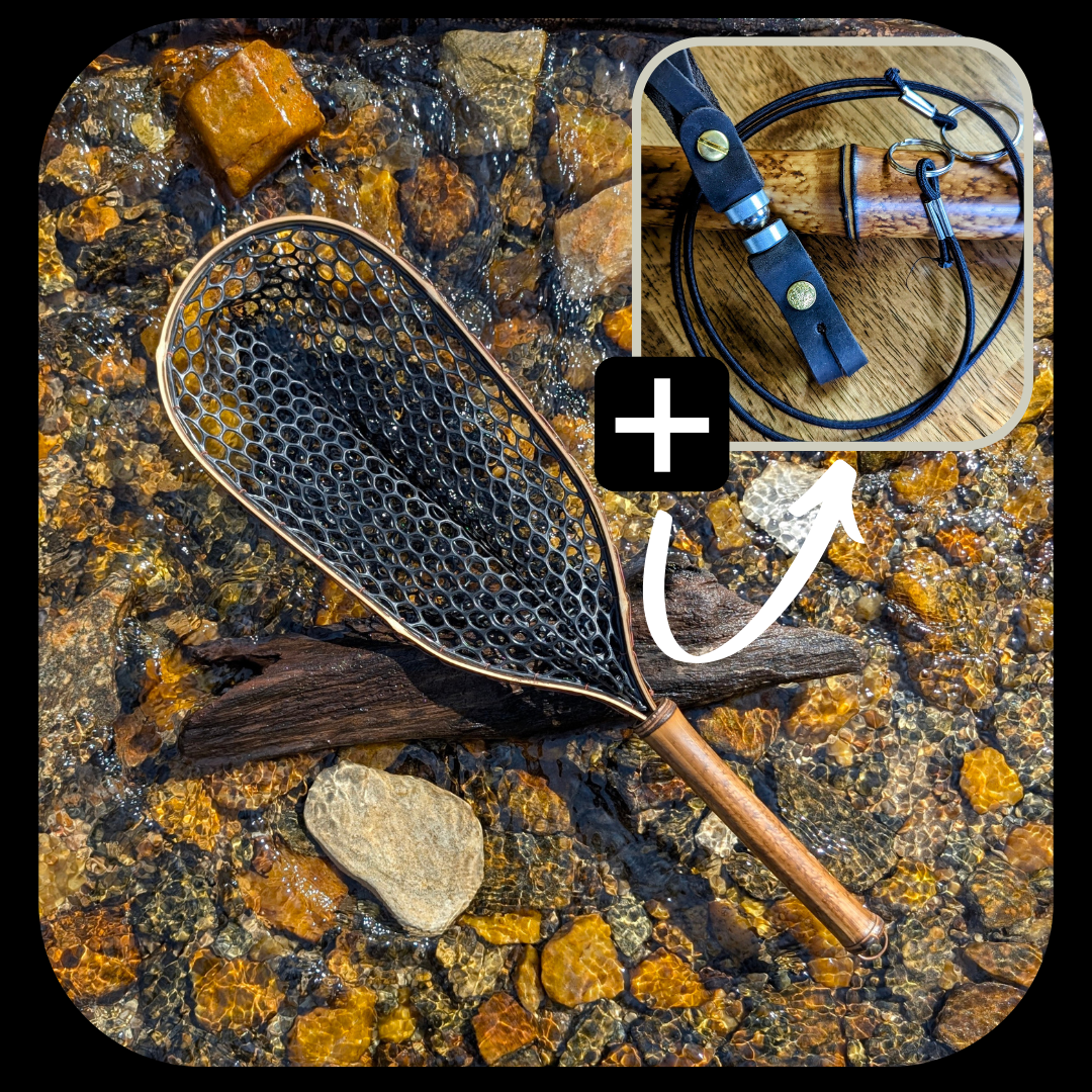 best fly fish nets Upstream Bamboo & Copper Fishing Net Hellbender The fish appreciate that One of a Kind Landing