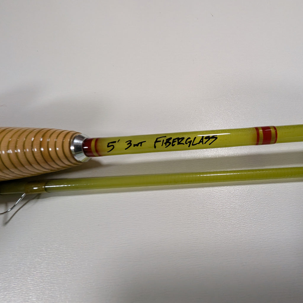 5' 3wt Fiberglass Fly Rod