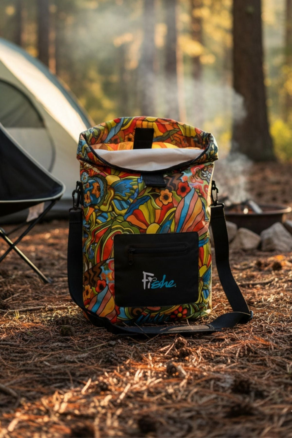 Boho Bass Roll Tote Dry Bag