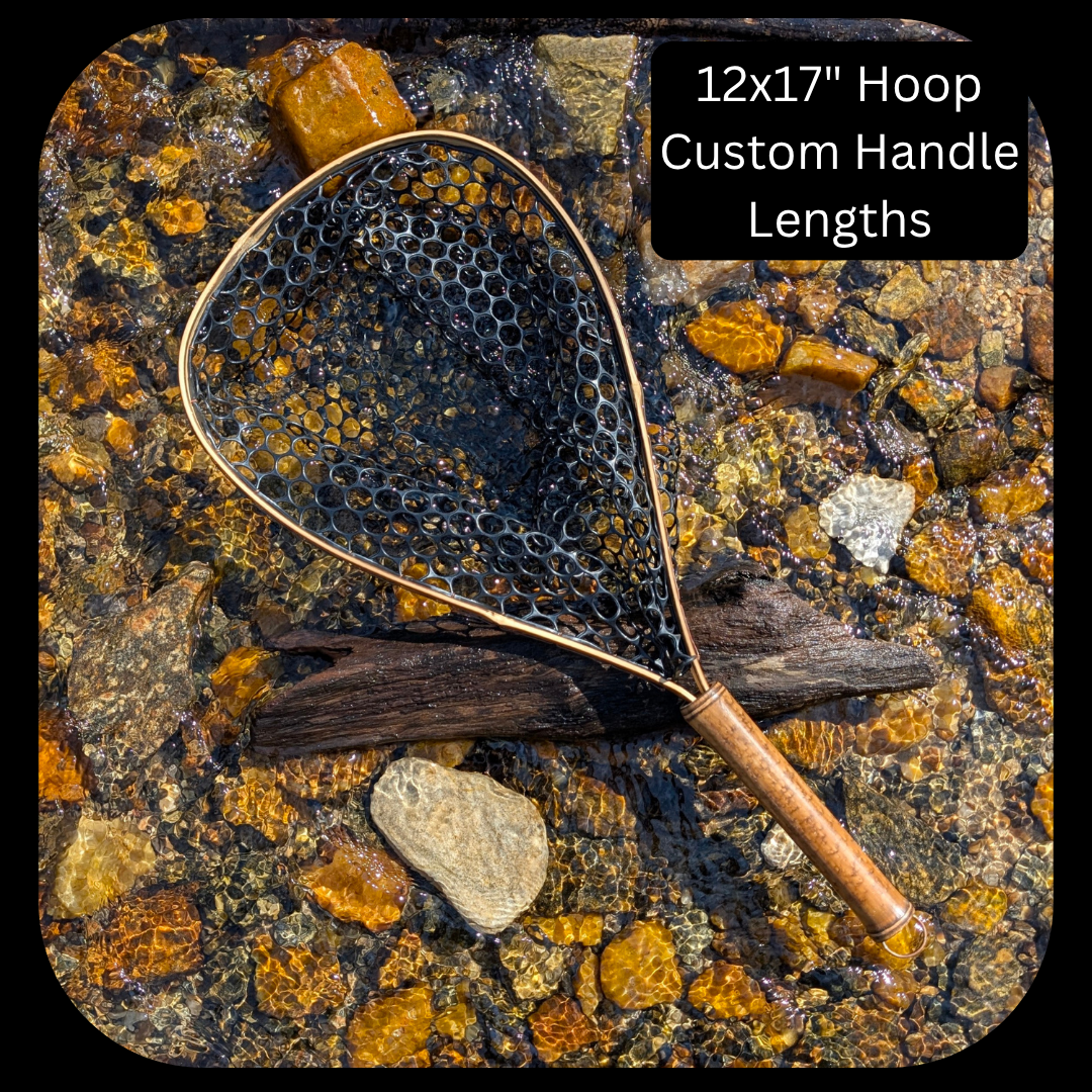 The Blue Line Wide - Hand Crafted Bamboo Hand Net