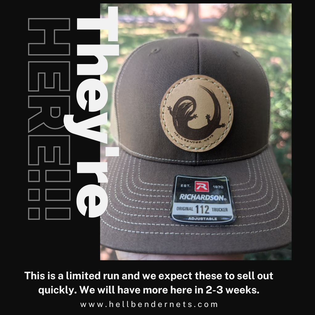 Leather Patch Trucker – Hellbender Nets
