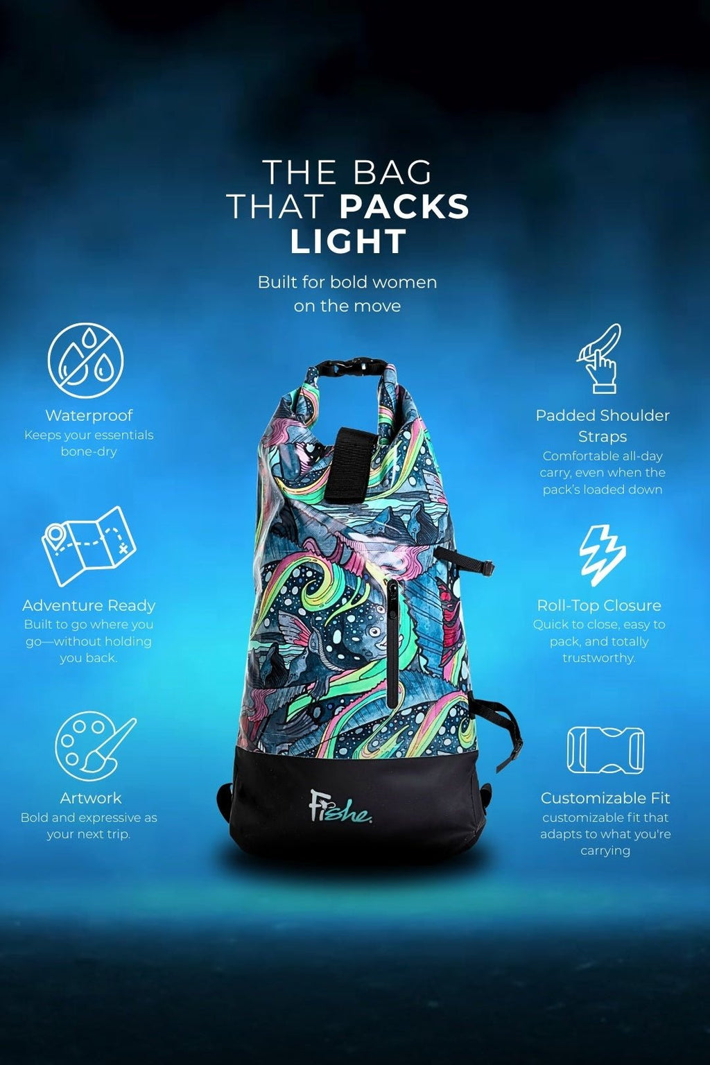 HaliBorealis Backpack Dry Bag