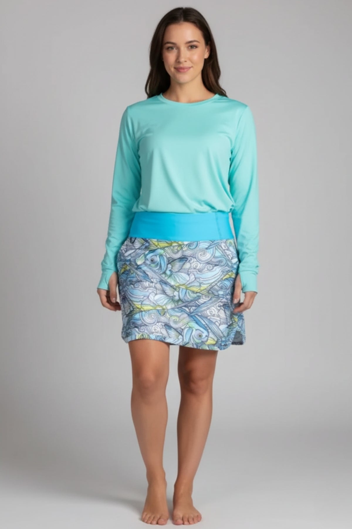 Permit Paradise Skort