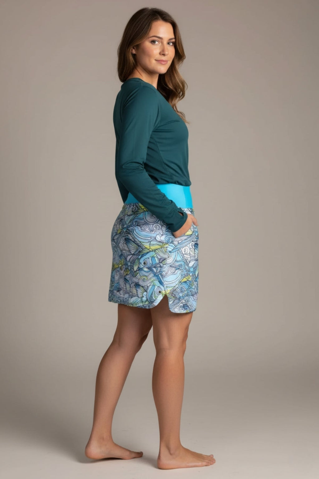 Permit Paradise Skort
