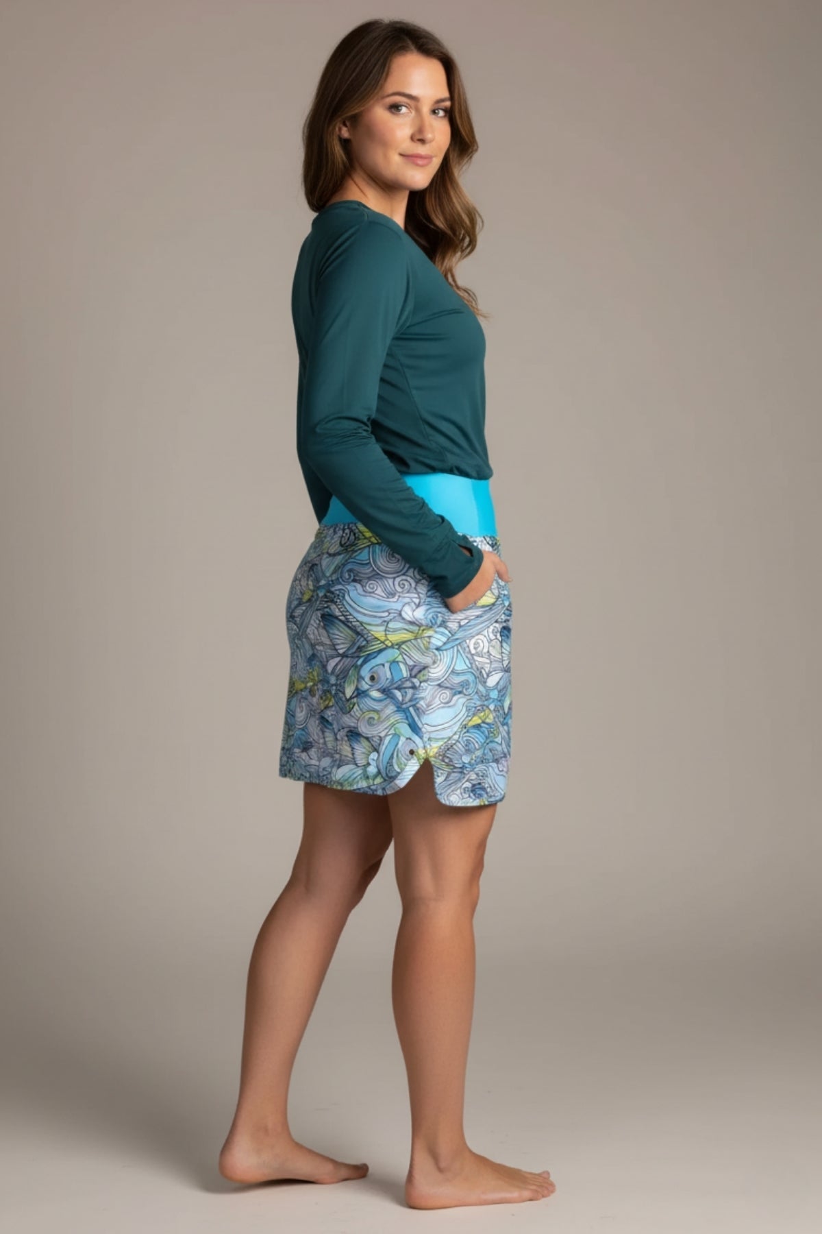 Permit Paradise Skort
