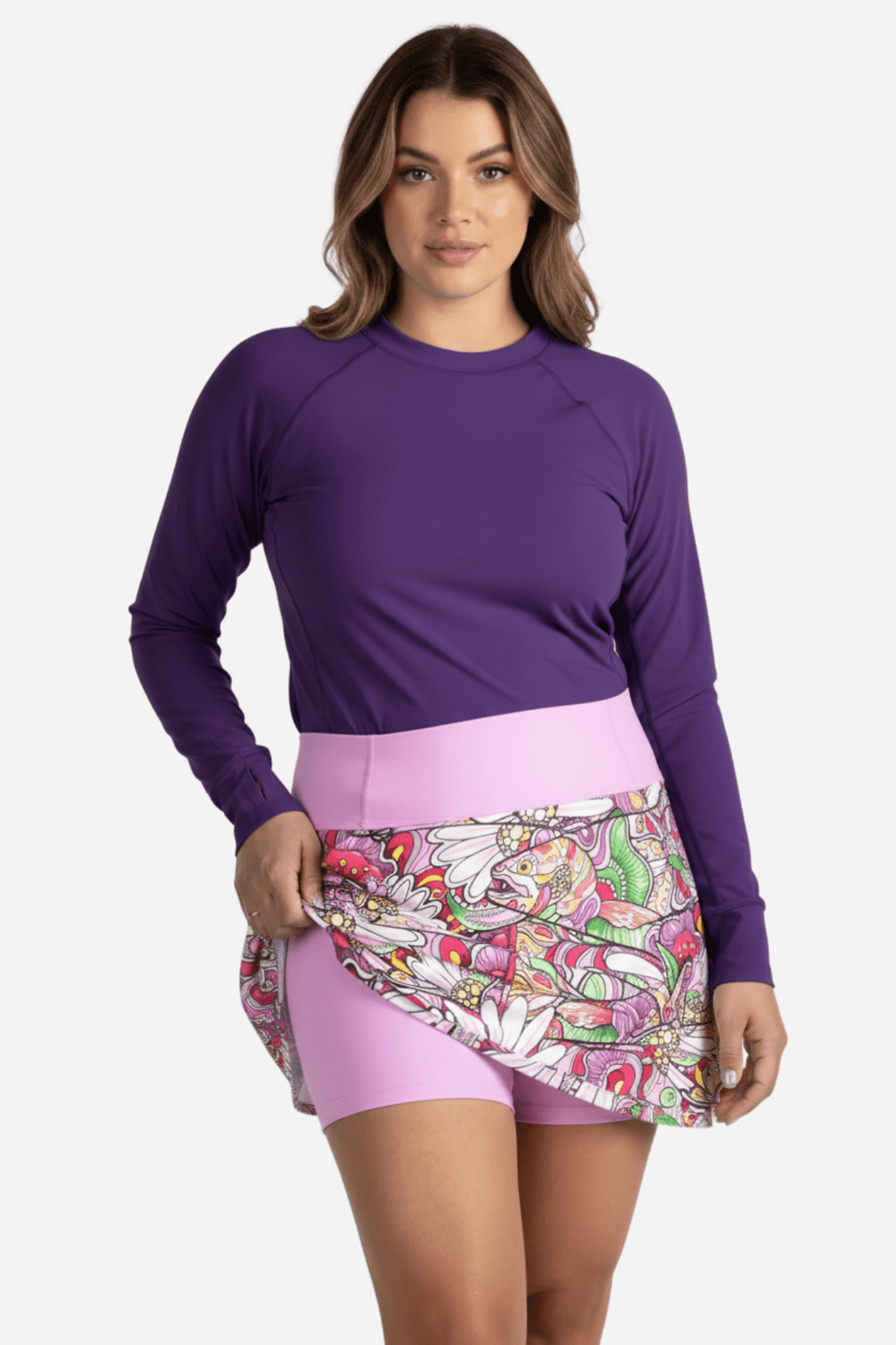 REDtro Salmon Skort