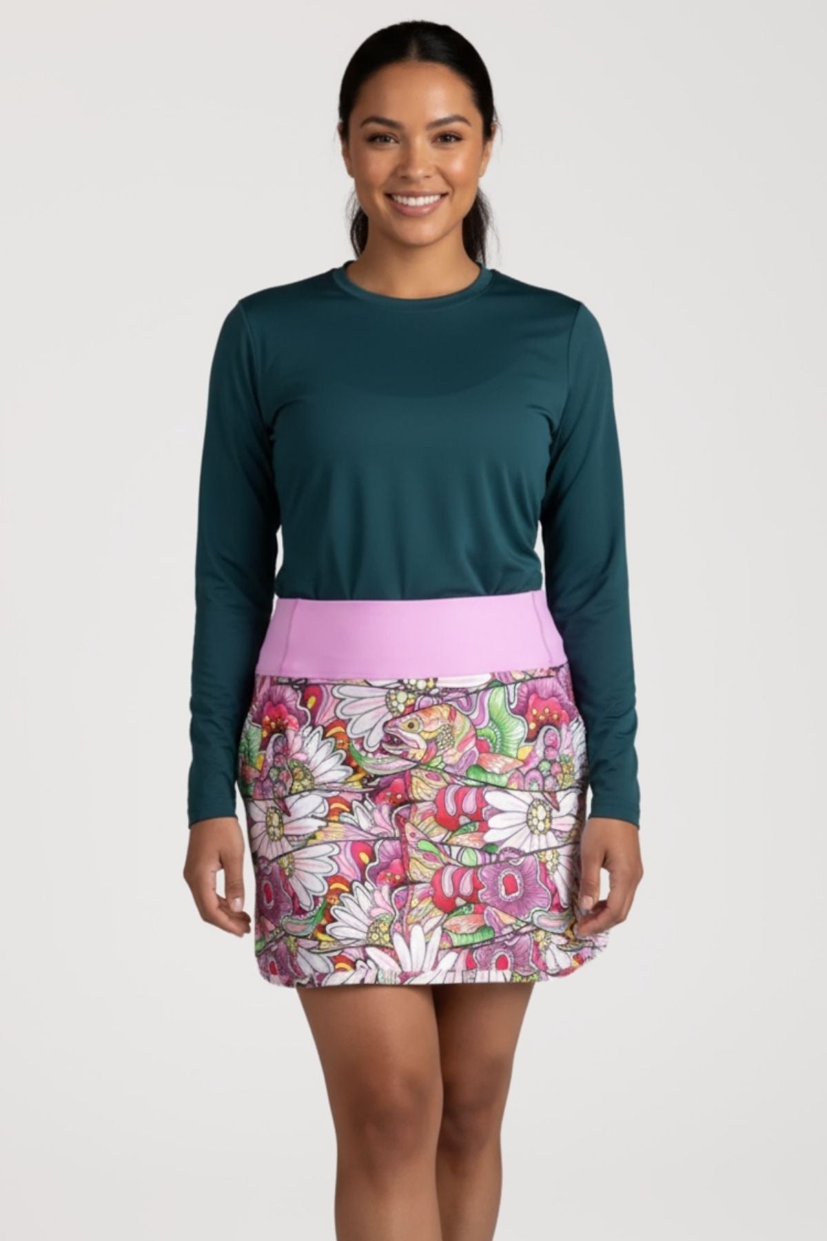 REDtro Salmon Skort