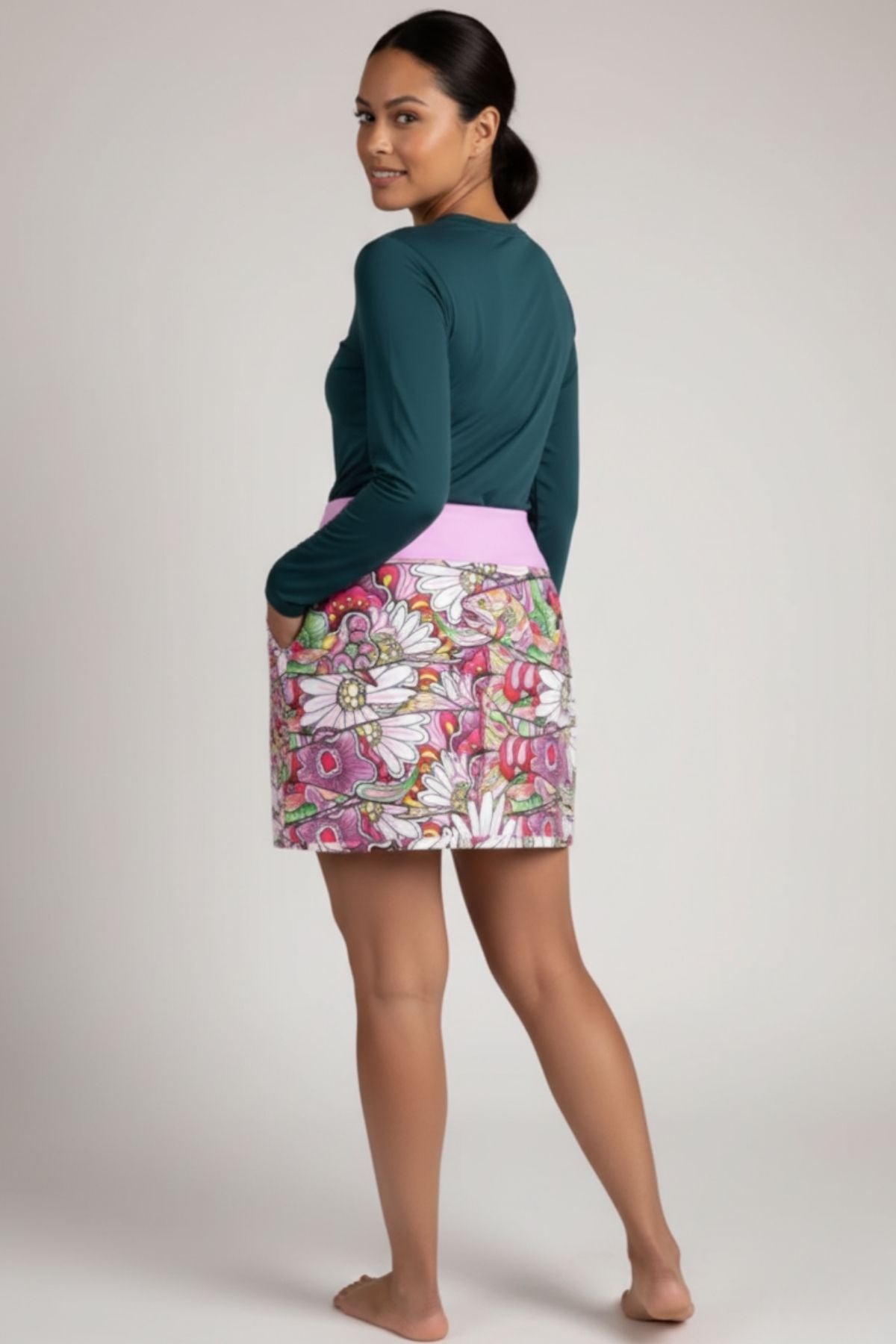 REDtro Salmon Skort
