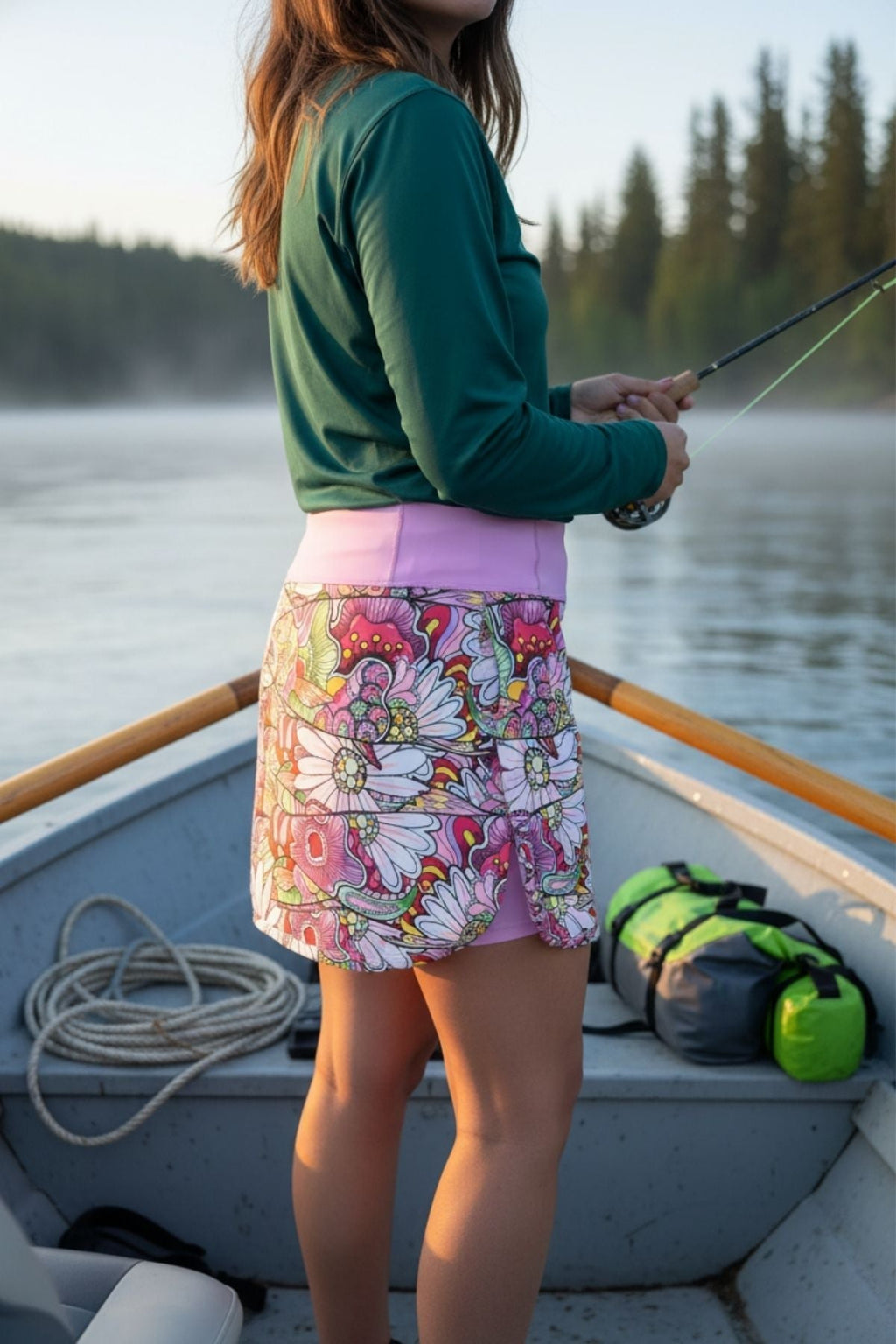 REDtro Salmon Skort