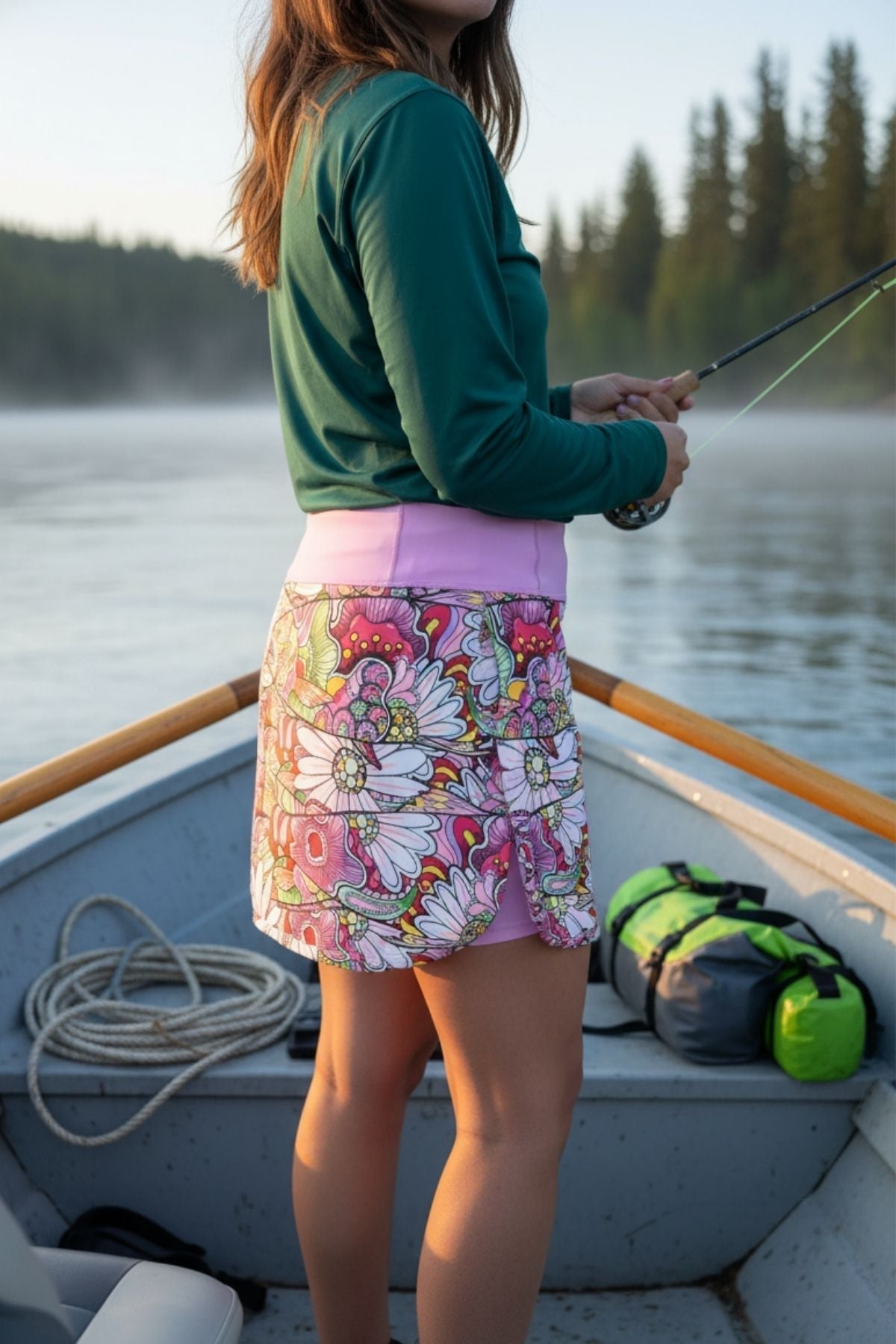 REDtro Salmon Skort