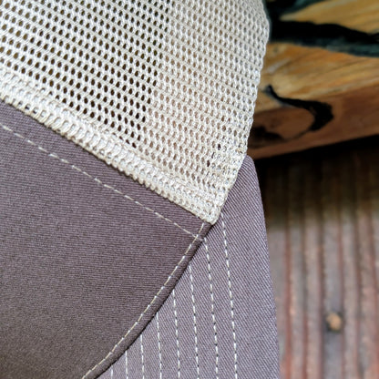 Leather Patch Trucker
