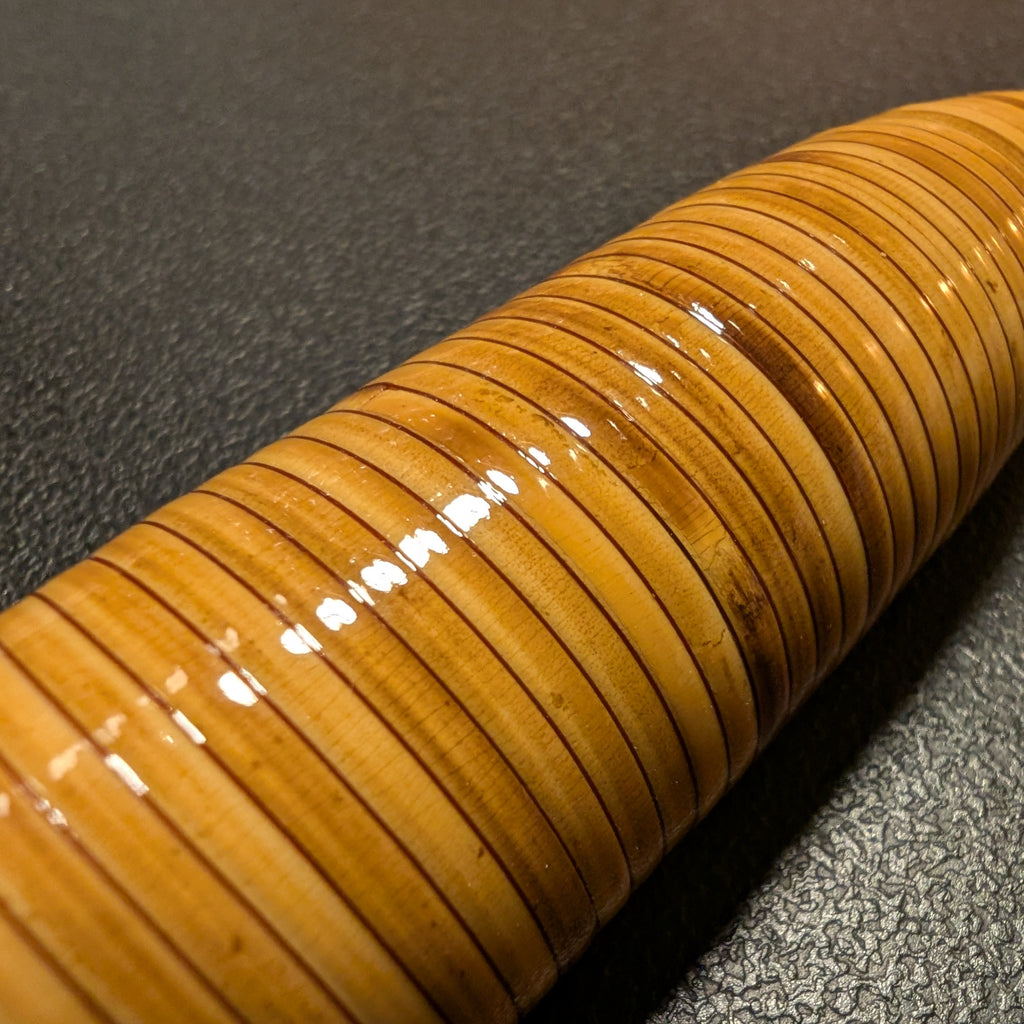 Rattan Fly Rod Handle - Hand Turned & Wrapped in the USA