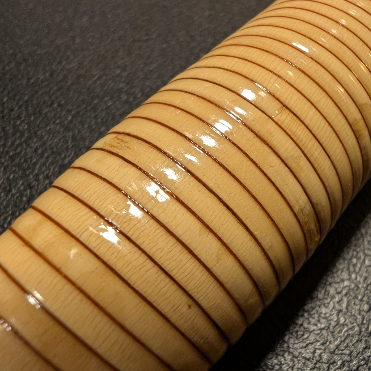 Rattan Fly Rod Handle - Hand Turned & Wrapped in the USA