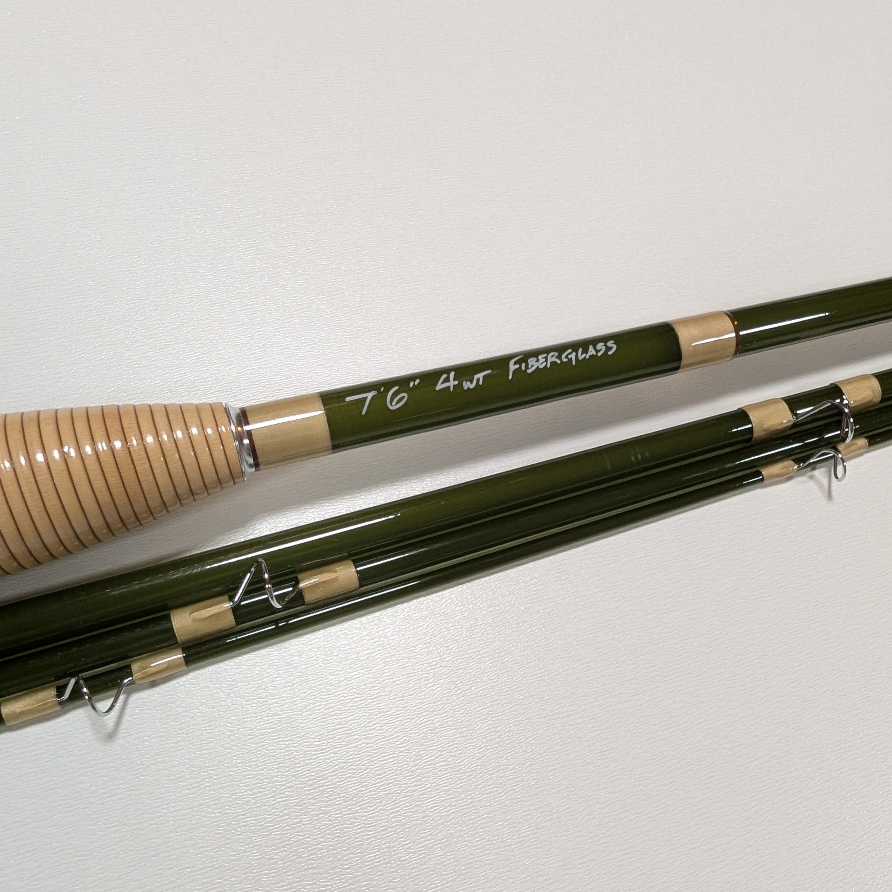 7'6" 4wt Fiberglass Fly Rod
