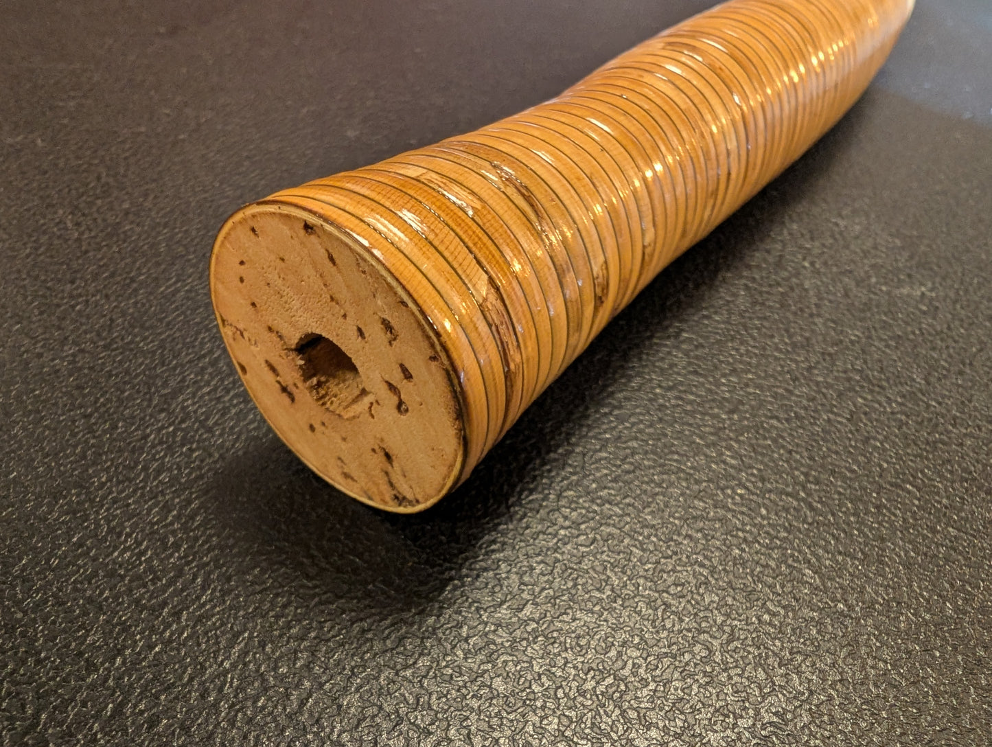 Rattan fly rod handle
