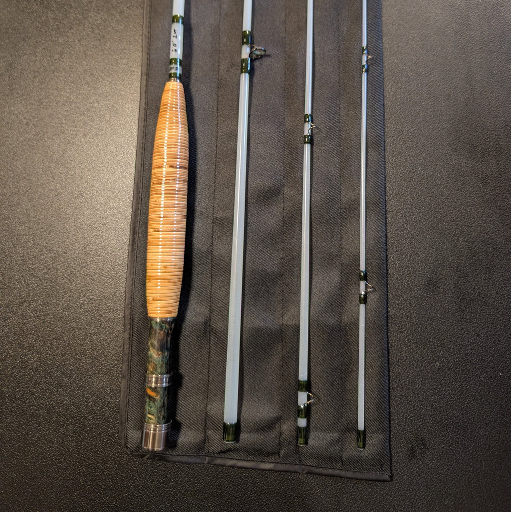 6' 2wt Fiberglass Fly Rod by Hellbender