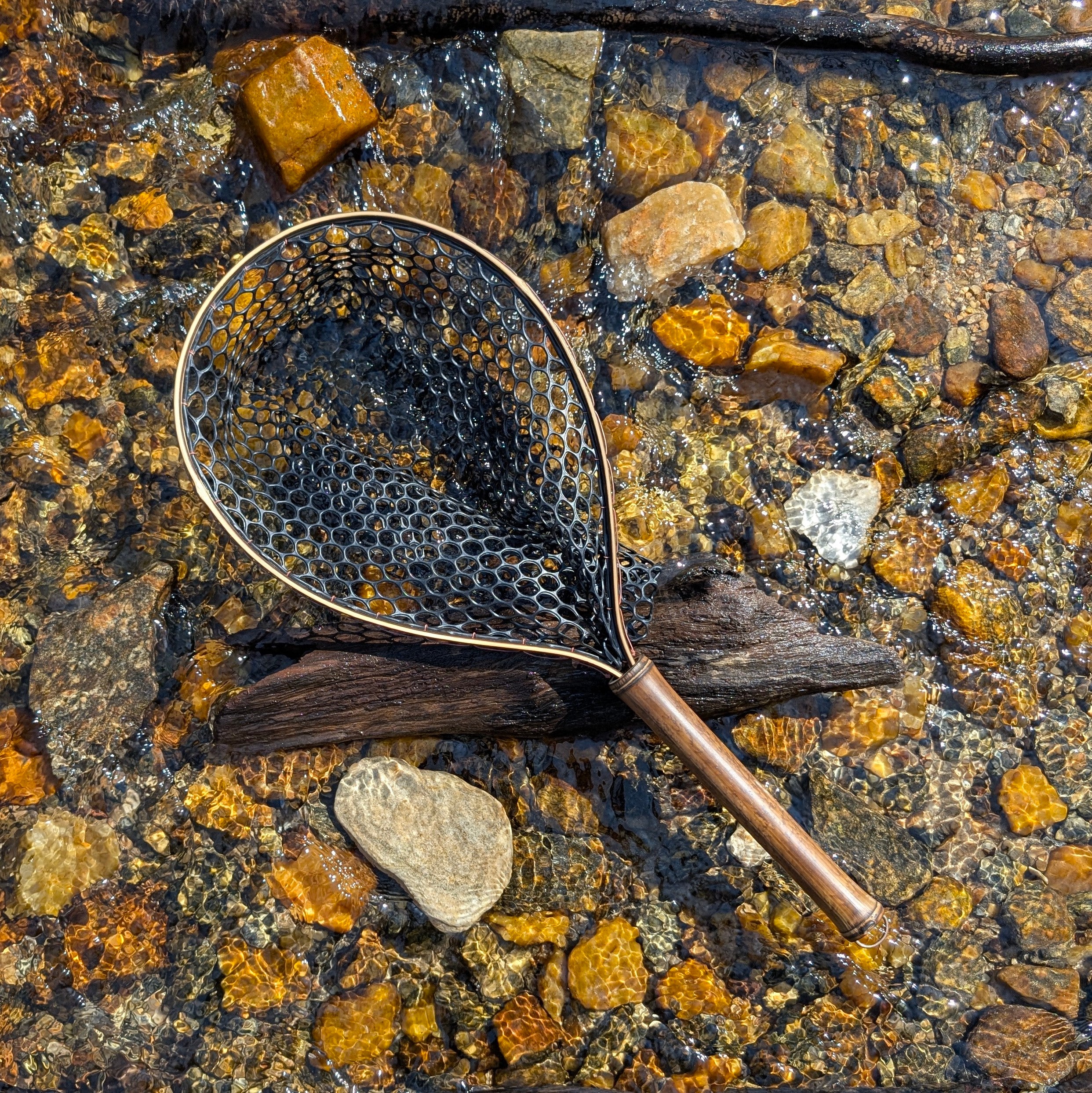 The Pocket Water Hand Crafted Bamboo Hand Net - Made in the USA