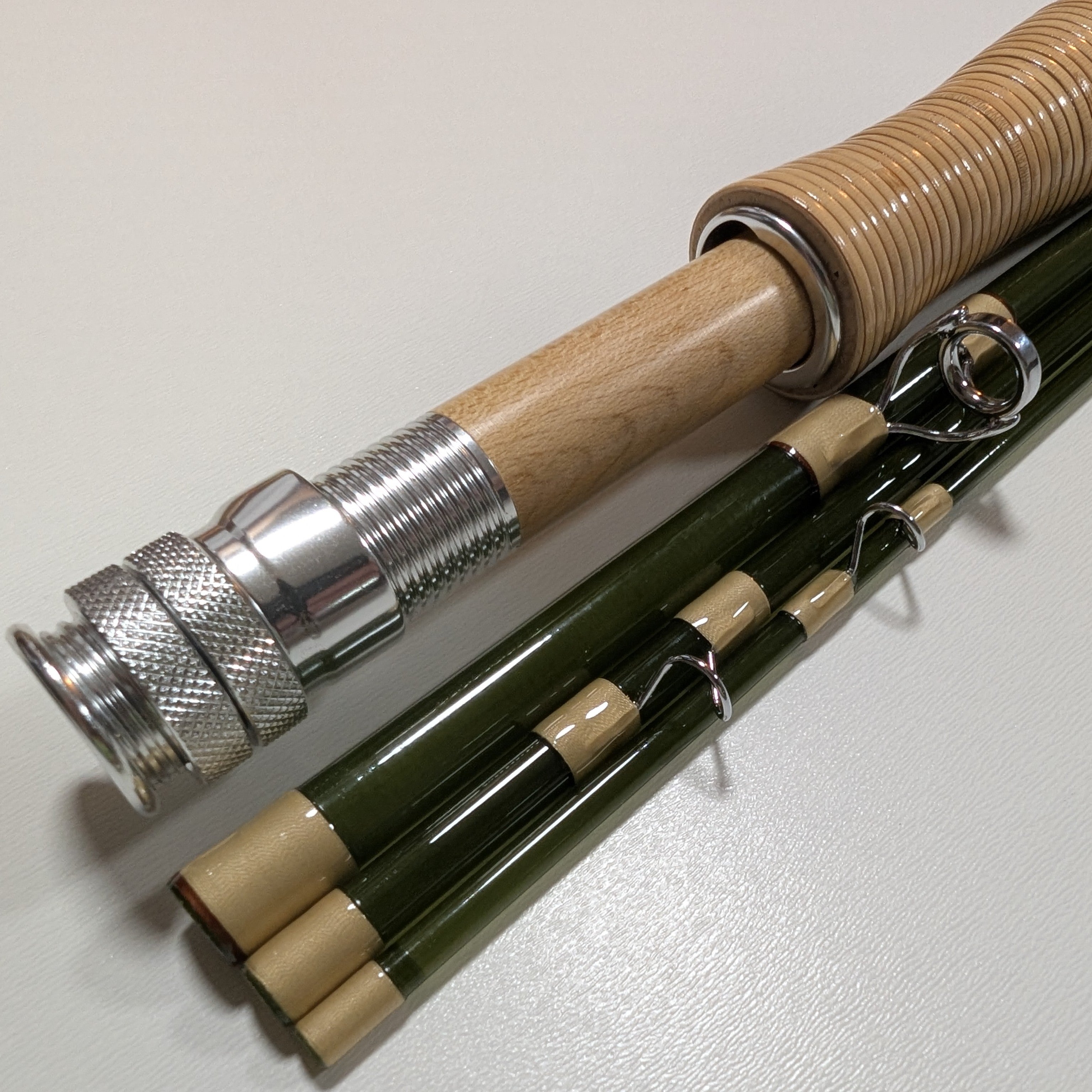 best fiberglass fly fishing rods NIRVANA PhoenixGLASS Rod w/case One of a Kind Fly