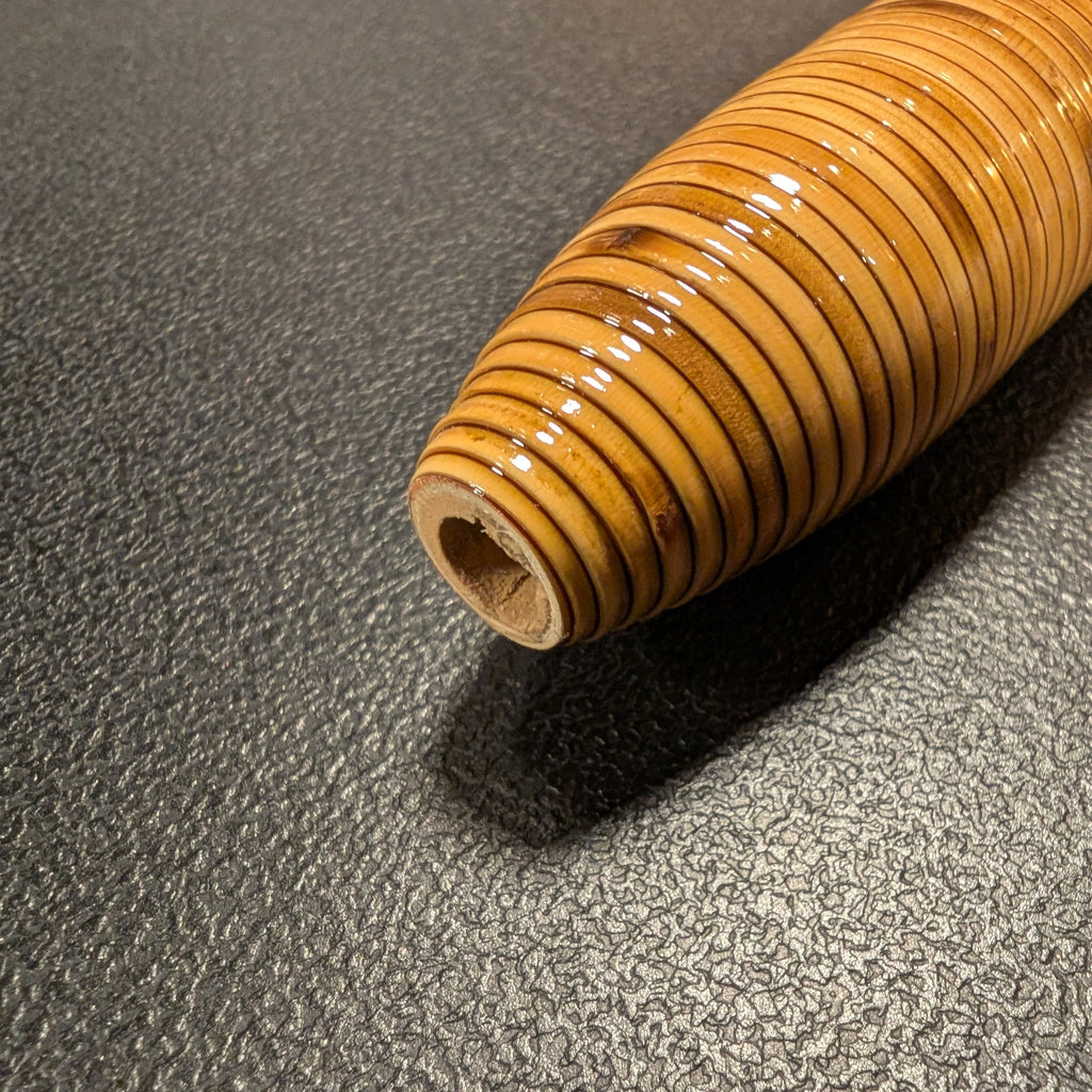 Rattan Fly Rod Handle - Hand Turned & Wrapped in the USA