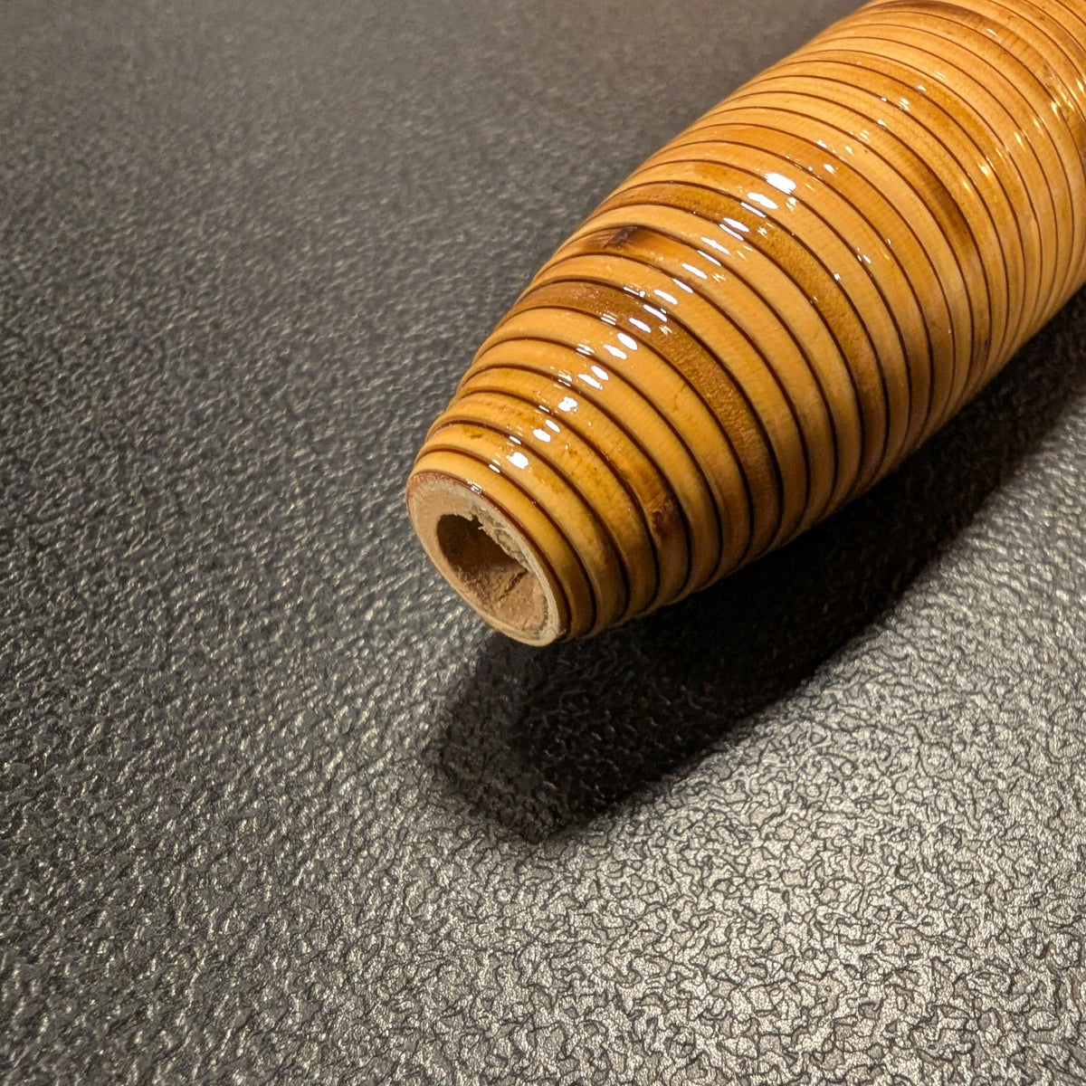 Rattan Fly Rod Handle - Hand Turned & Wrapped in the USA