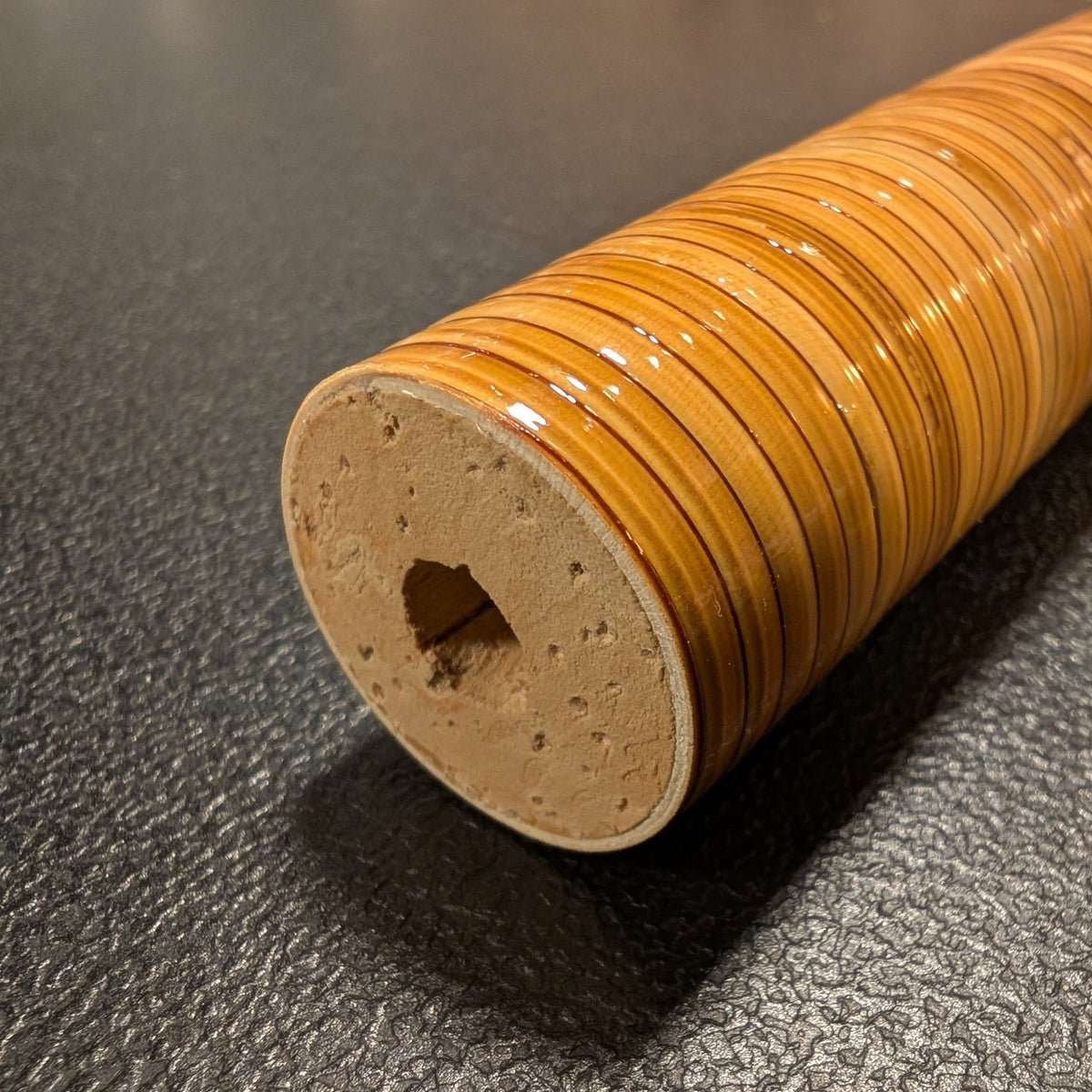 Rattan Fly Rod Handle - Hand Turned & Wrapped in the USA