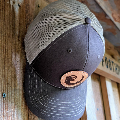 Leather Patch Trucker