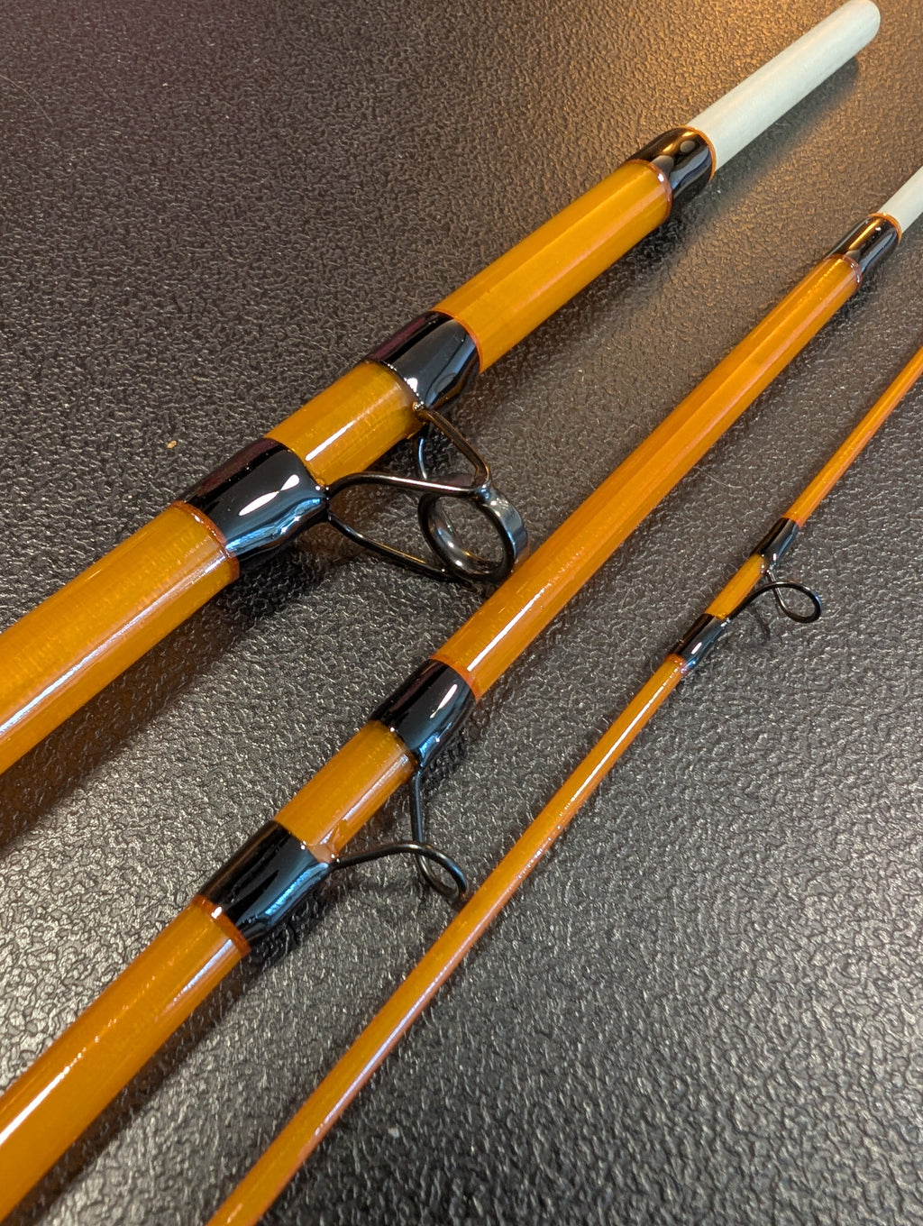 7'6" 3pc  fiberglass fly rod