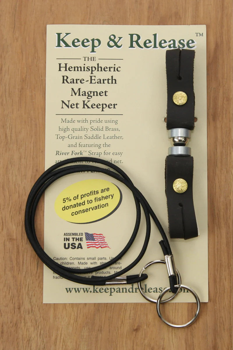 Leather + Rare Earth Magnet Net Keeper